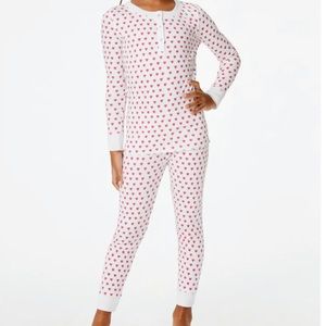 kids roller rabbit long sleeve pajamas pink heart